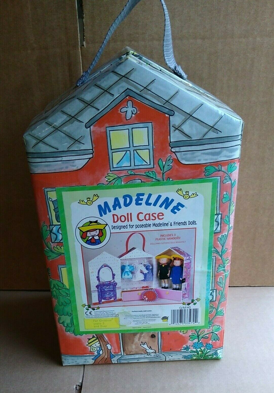 Vintage Madeline Doll House Carrying Case No Dolls Or Accessories